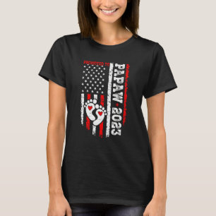 Papaw Est 2023に昇格したメンス米国旗父の Tシャツ