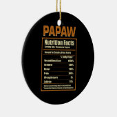 Papaw Nutrition Facts無条件の愛 セラミックオーナメント (右)