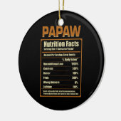 Papaw Nutrition Facts無条件の愛 セラミックオーナメント (左)