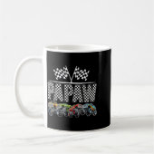 Papaw Retro Monster Truck Family Birthday Matching コーヒーマグカップ (左)