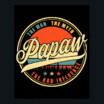 Papaw Retro Vintage Funny Papaw Father's Day Gift ポスター<br><div class="desc">Papaw Retro Vintage Funny Papaw Father's Day Gift Grandpa Gift. Perfect gift for your dad,  mom,  papa,  men,  women,  friend and family members on Thanksgiving Day,  Christmas Day,  Mothers Day,  Fathers Day,  4th of July,  1776 Independent day,  Veterans Day,  Halloween Day,  Patrick's Day</div>