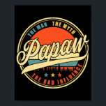 Papaw Retro Vintage Funny Papaw Father's Day Gift ポスター<br><div class="desc">Papaw Retro Vintage Funny Papaw Father's Day Gift Grandpa Gift. Perfect gift for your dad,  mom,  papa,  men,  women,  friend and family members on Thanksgiving Day,  Christmas Day,  Mothers Day,  Fathers Day,  4th of July,  1776 Independent day,  Veterans Day,  Halloween Day,  Patrick's Day</div>