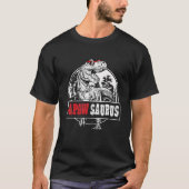 Papawsaurus T Rex Dinosaur Papaw Saurus Family Tシャツ (正面)