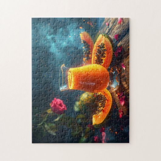 PAPAYA Freshly Squeezed JUICE -  ジグソーパズル (縦)