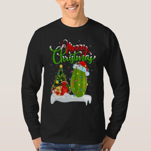 Papaya Fruit   Xmas Decorations Santa Papaya Chris Tシャツ (正面)