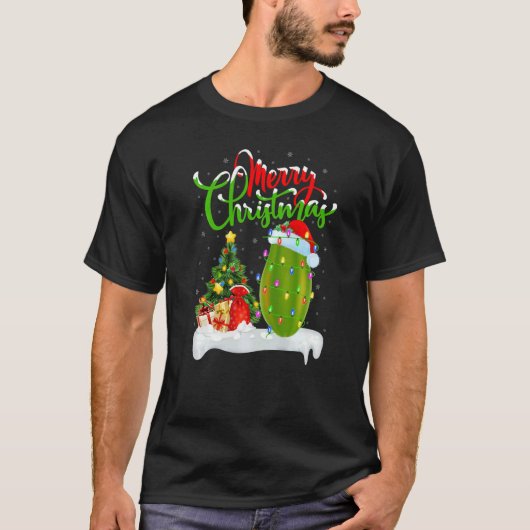 Papaya Fruit  Xmas Decorations Santa Papaya Christ Tシャツ (正面)