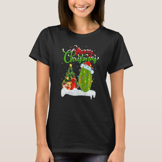 Papaya Fruit  Xmas Decorations Santa Papaya Christ Tシャツ (正面)