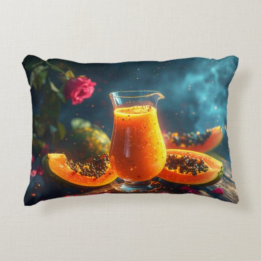 PAPAYA - TROPICAL KISS アクセントクッション (正面)