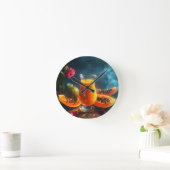 PAPAYA - TROPICAL KISS ラウンド壁時計 (ホーム)