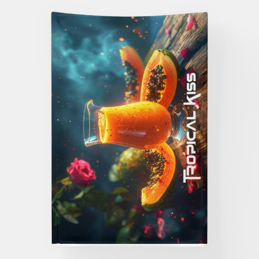 PAPAYA - TROPICAL KISS 横断幕 (縦)