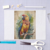 Papegaai decoupage tissue papier 薄葉紙 (クラフト)