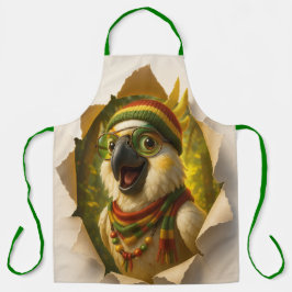 Papegaai Kookschort – Vrolijk Tropisch Design エプロン