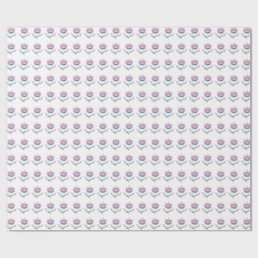 Papel caricia floral de paz ラッピングペーパー (フラット)