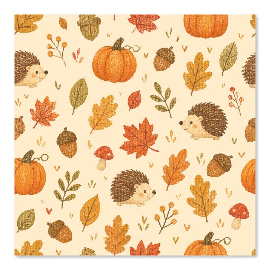 Papel de pared con patrón bosque de otoño 壁紙 (正面)