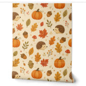 Papel de pared con patrón bosque de otoño 壁紙 (ほどく)