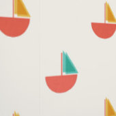 Papel de pared con patrón de barquitos pequeños 壁紙 (縫い目)