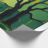 Papel de Presente com paisagem verde ラッピングペーパー (角)
