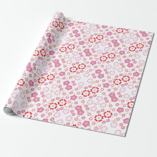Papel de presente estampa cherry blossom sakura ラッピングペーパー
