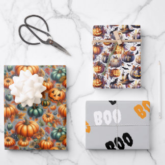 Papel de Regalo ¡Boo-tiful ラッピングペーパーシート