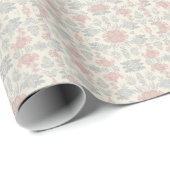 Papel de Regalo botánico, flores acuarela, ラッピングペーパー (ロールコーナー)