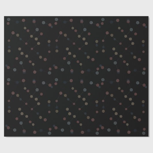 Papel de regalo con constelaciones. ラッピングペーパー (フラット)