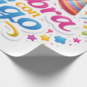 Papel de Regalo con Diseño “Celebra Conmigo” | Env ラッピングペーパー (角)