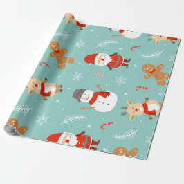 Papel de regalo con motivos navideños ラッピングペーパー