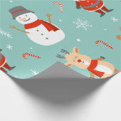 Papel de regalo con motivos navideños ラッピングペーパー (角)