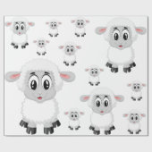 papel de regalo con ovejas ラッピングペーパー (フラット)