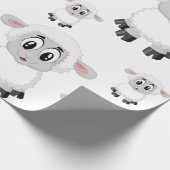 papel de regalo con ovejas ラッピングペーパー (角)