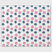 Papel De Regalo Cumpleaños Astronauta Pink Blue ラッピングペーパー (フラット)