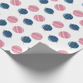 Papel De Regalo Cumpleaños Astronauta Pink Blue ラッピングペーパー (角)