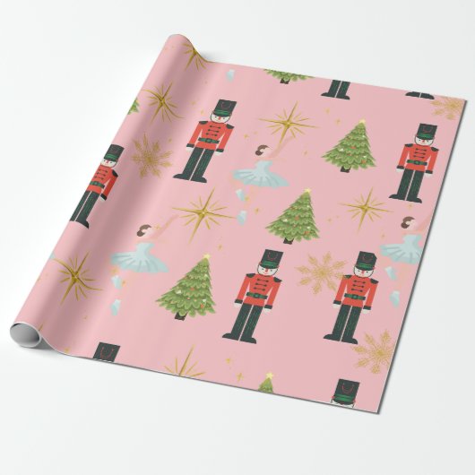 Papel de Regalo de Cascanueces y Ballerina ラッピングペーパー (アンロールド)