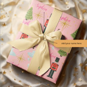 Papel de regalo de Navidad de Cascanueces y Bailar ラッピングペーパー