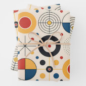 Papel de regalo diseño geométrico ラッピングペーパーシート (インサイチュ)