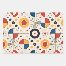 Papel de regalo diseño geométrico ラッピングペーパーシート