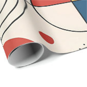 Papel de regalo diseño geométrico ラッピングペーパー (ロールコーナー)