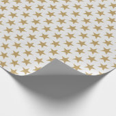 Papel de regalo estrellas doradas ラッピングペーパー (角)