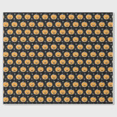 Papel De Regalo Happy Pumpkin ラッピングペーパー (フラット)