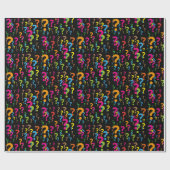 Papel de regalo Interrogante ラッピングペーパー (フラット)