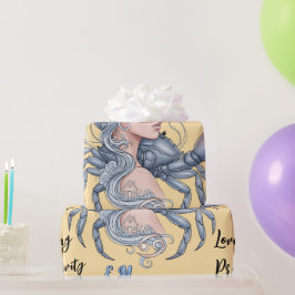 Papel de regalo Lady Cáncer – Envuelve con energía ラッピングペーパー
