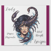 Papel de Regalo Lady Escorpio ラッピングペーパー (フラット)