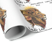 Papel de regalo Lady Leo ラッピングペーパー (ロールコーナー)