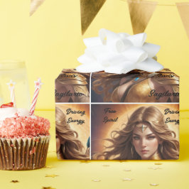 Papel de Regalo Lady Sagitario ラッピングペーパー