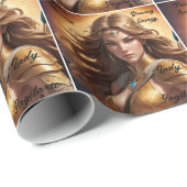 Papel de Regalo Lady Sagitario ラッピングペーパー (ロールコーナー)