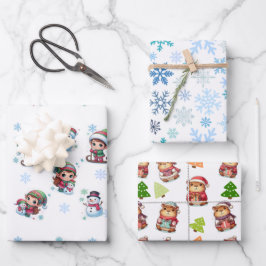 Papel de Regalo, Magia Invernal ラッピングペーパーシート