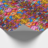 Papel de regalo mate gatos 05 ラッピングペーパー (角)