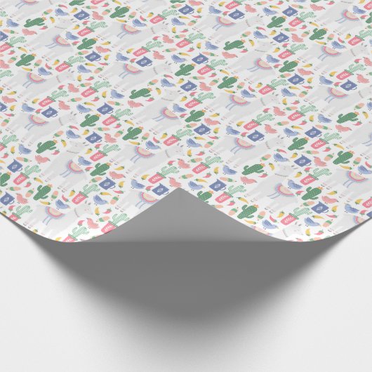 Papel de regalo Oh! Llama Llama ラッピングペーパー (角)