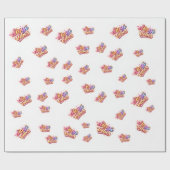 Papel de Regalo Personalizado para Cualquier Ocasi ラッピングペーパー (フラット)