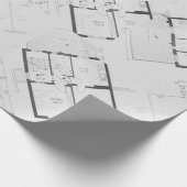 Papel de Regalo Plano de Arquitecto ラッピングペーパー (角)